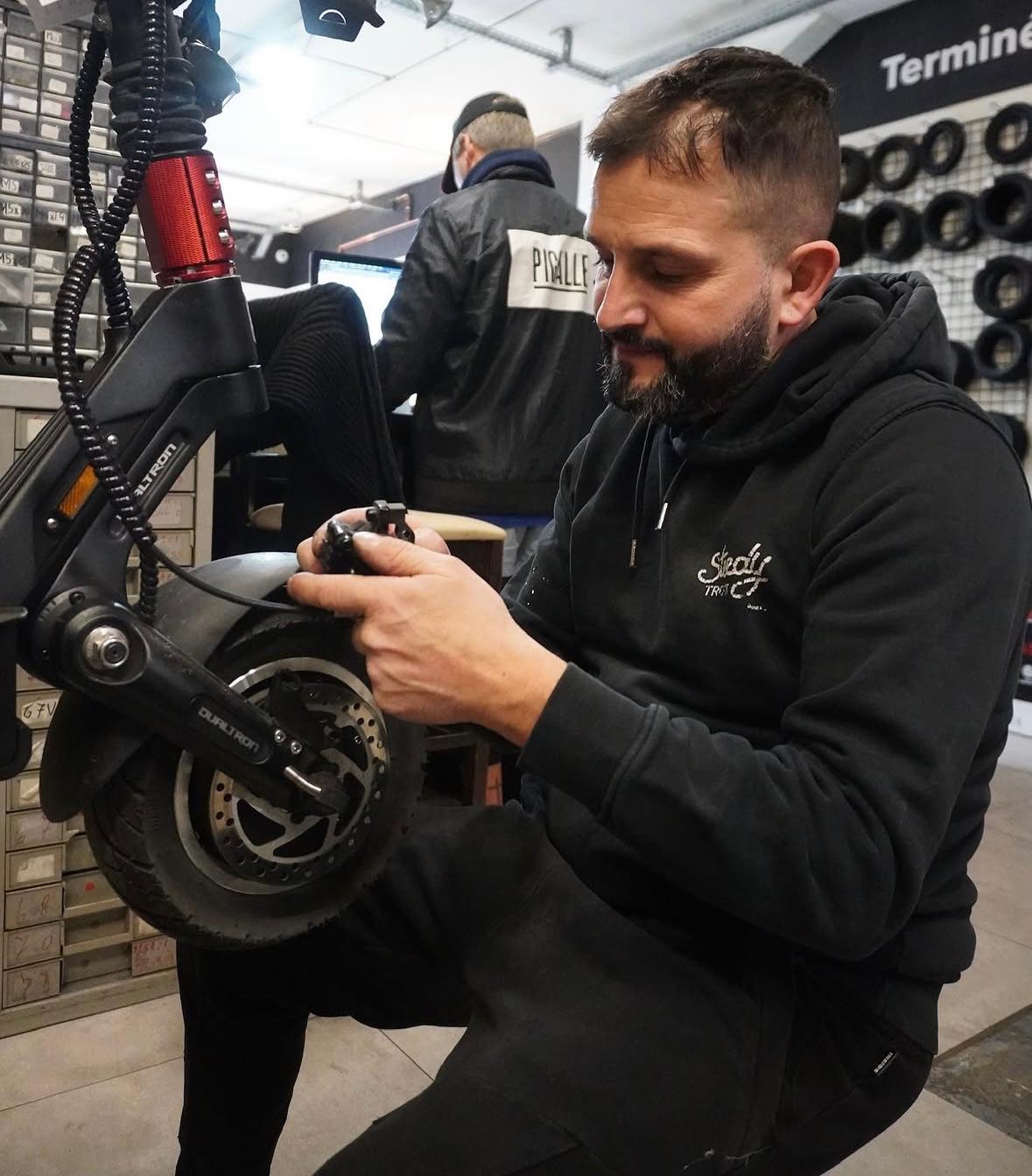 Mécano Steedy démontage roue