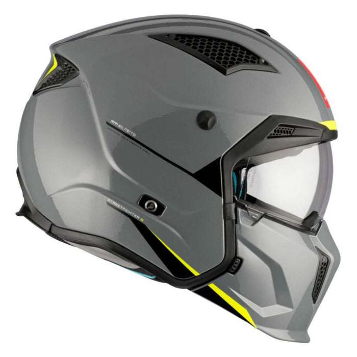 CASQUE TRIAL MT STREETFIGHTER SV UNI GRIS