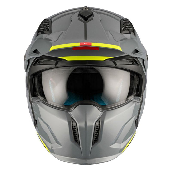 CASQUE TRIAL MT STREETFIGHTER SV UNI GRIS