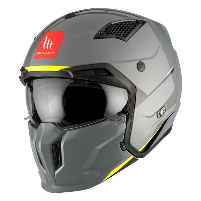 CASQUE TRIAL MT STREETFIGHTER SV UNI GRIS