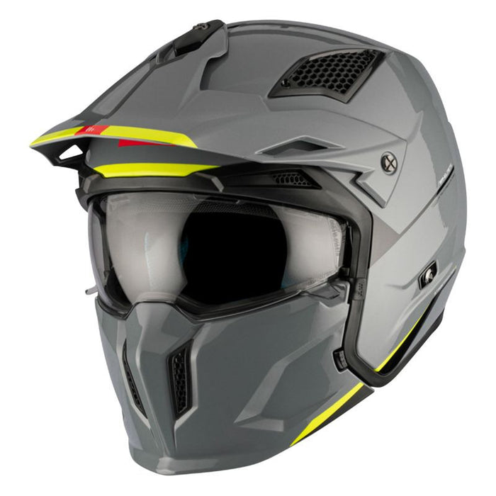 CASQUE TRIAL MT STREETFIGHTER SV UNI GRIS