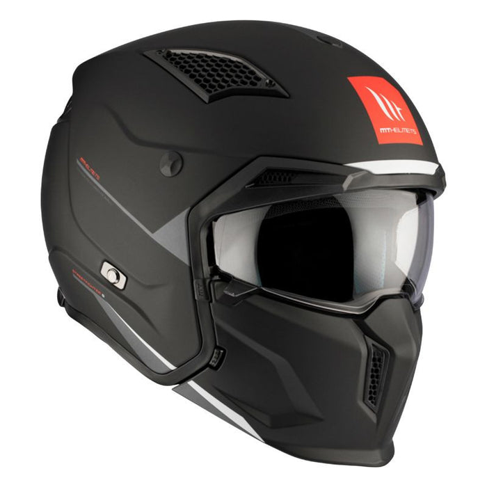 CASQUE TRIAL MT STREETFIGHTER SV UNI NOIR