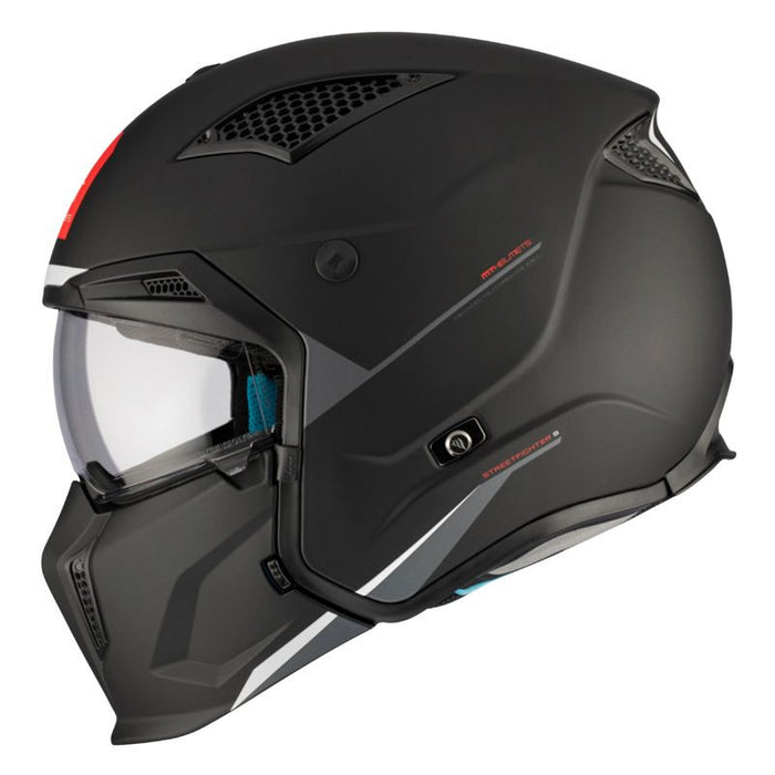 CASQUE TRIAL MT STREETFIGHTER SV UNI NOIR