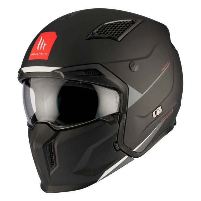 CASQUE TRIAL MT STREETFIGHTER SV UNI NOIR