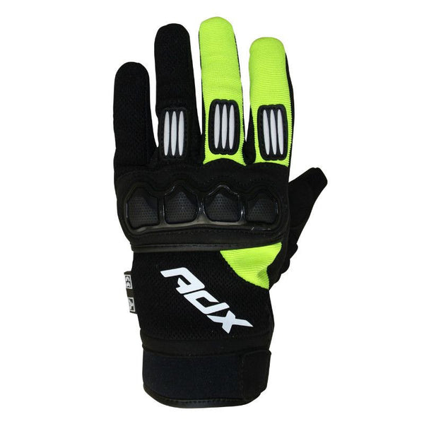 Gants cross ADX Town noir/jaune fluo