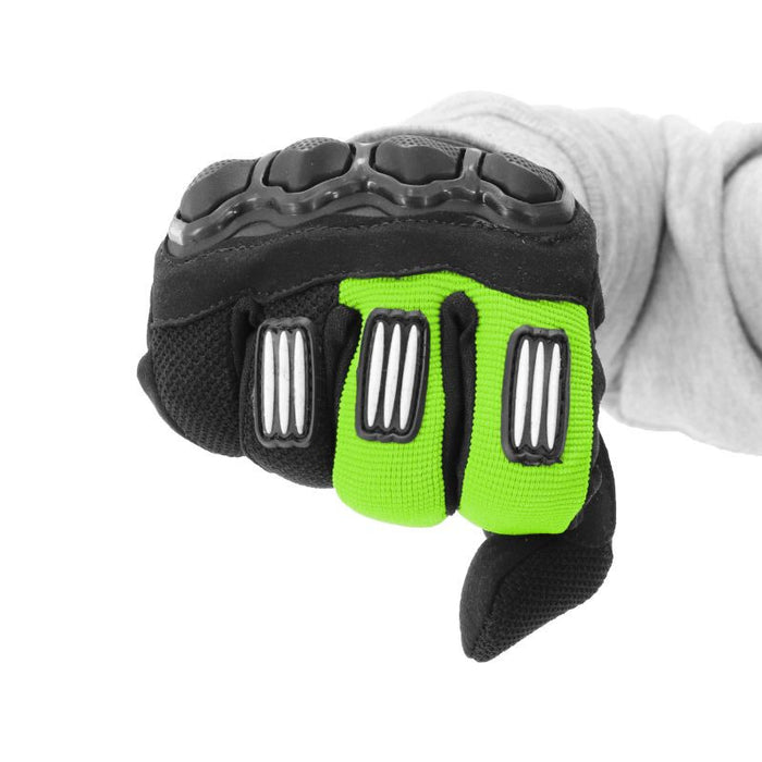 Gants cross ADX Town noir/vert fluo