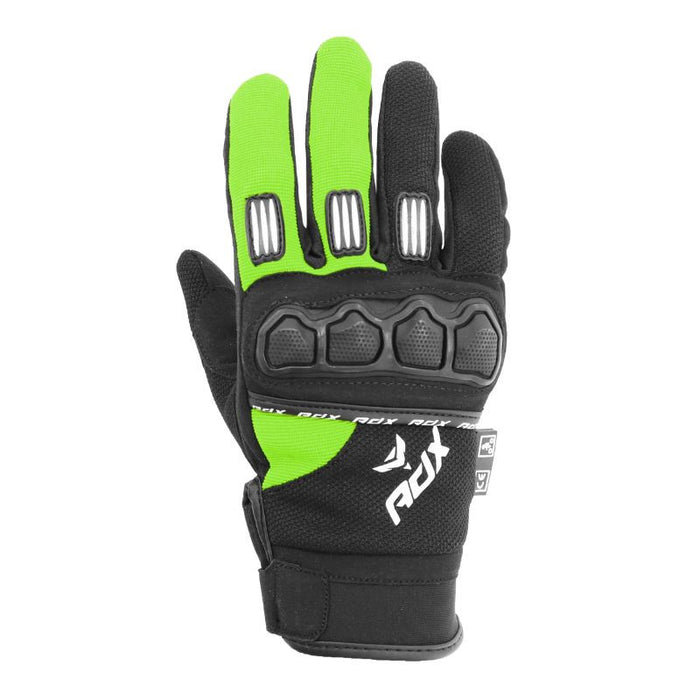 Gants cross ADX Town noir/vert fluo