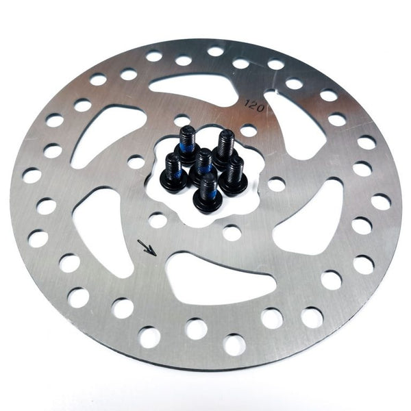 Disque de frein 120 mm + plaquettes de frein pour trottinette électrique  xiaomi
